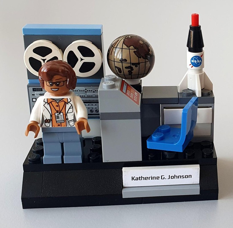 LEGO MOC Women of NASA addon: Katherine G. -Colossus- | Rebrickable - Build LEGO