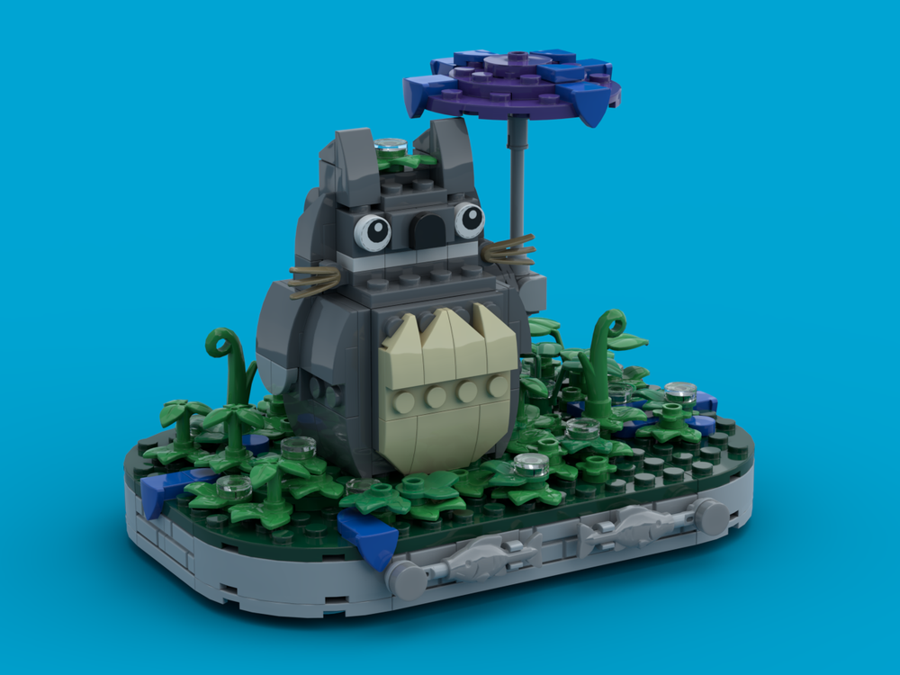 LEGO MOC Totoro by Superesc Rebrickable Build with LEGO