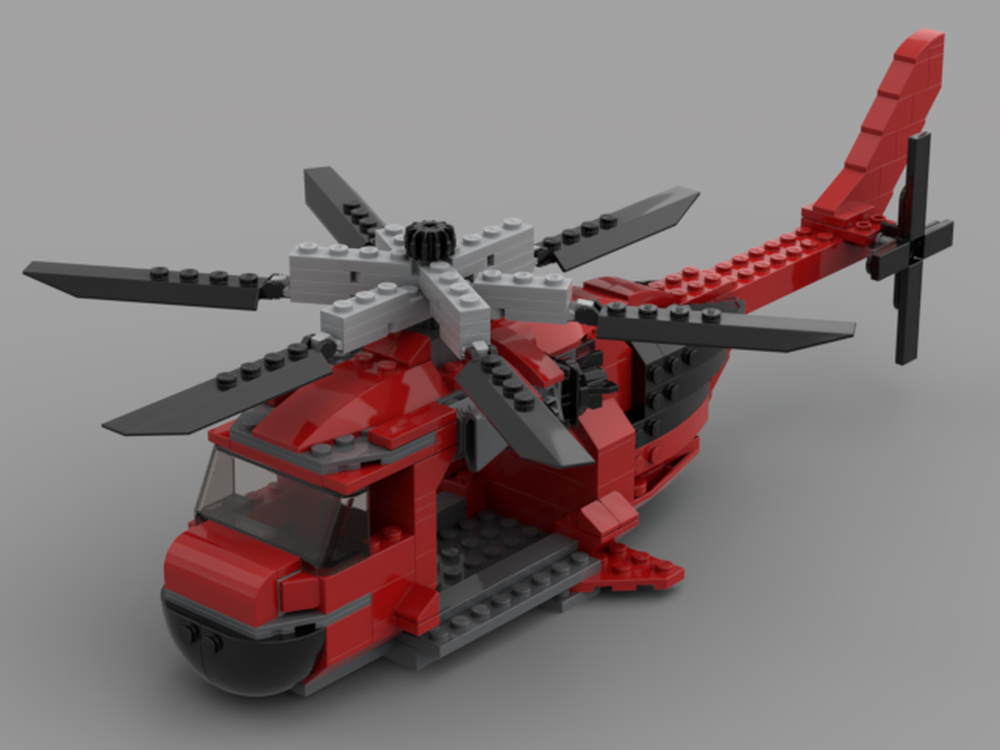 LEGO MOC Helicopter by Sir_Tobster Rebrickable Build with LEGO