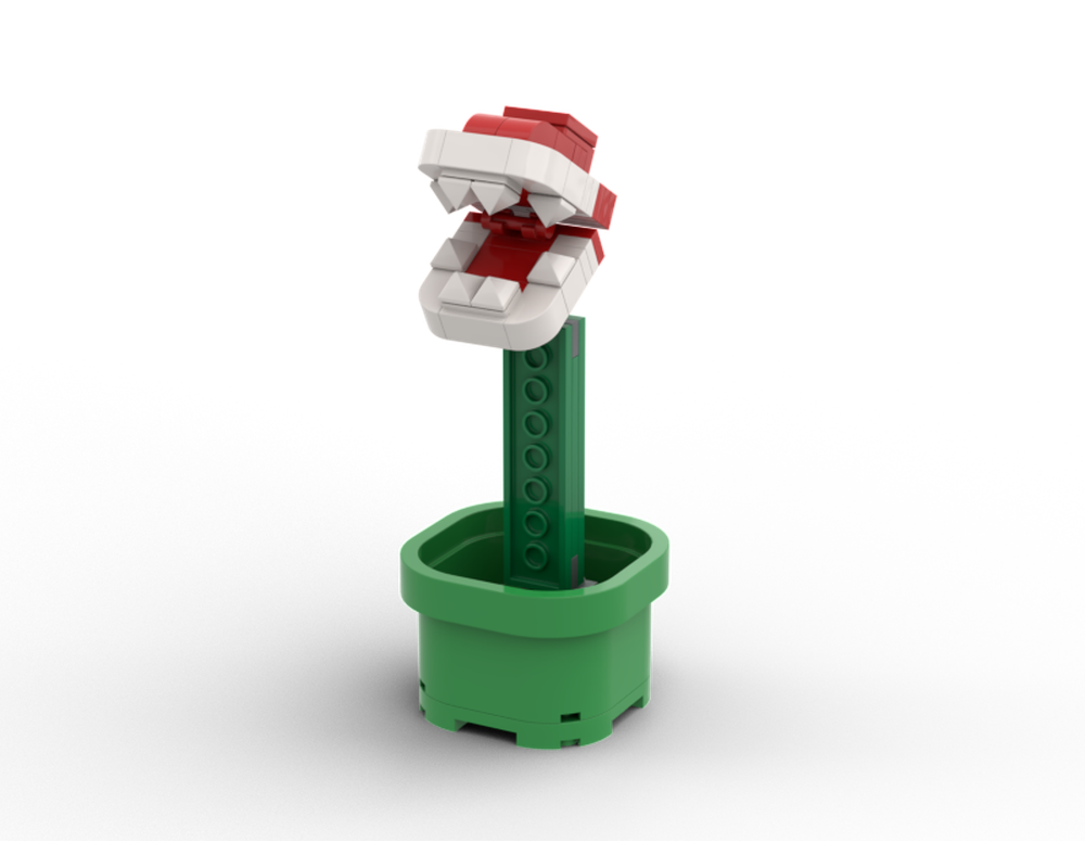 LEGO MOC Piranha Plant By Salva Rebrickable Build With LEGO