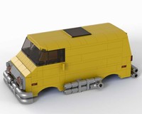 LEGO MOC-61890 Vanessa's Lunch Box - Yellow Edition (8 studs
