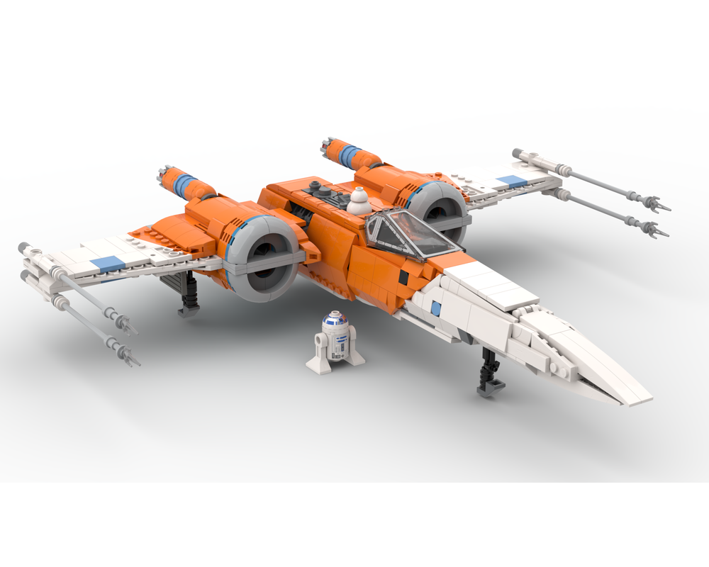 Lego Moc Poe Dameron S The Rise Of Skywalker T 70 X Wing By Machphisto Rebrickable Build With Lego