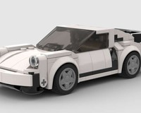 1974 Porsche 911 Turbo (8-Stud scale)