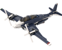 31039 Dual propeller plane