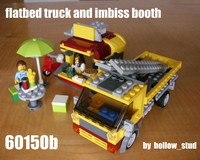 60150b Flatbed Truck & Imbiss Booth