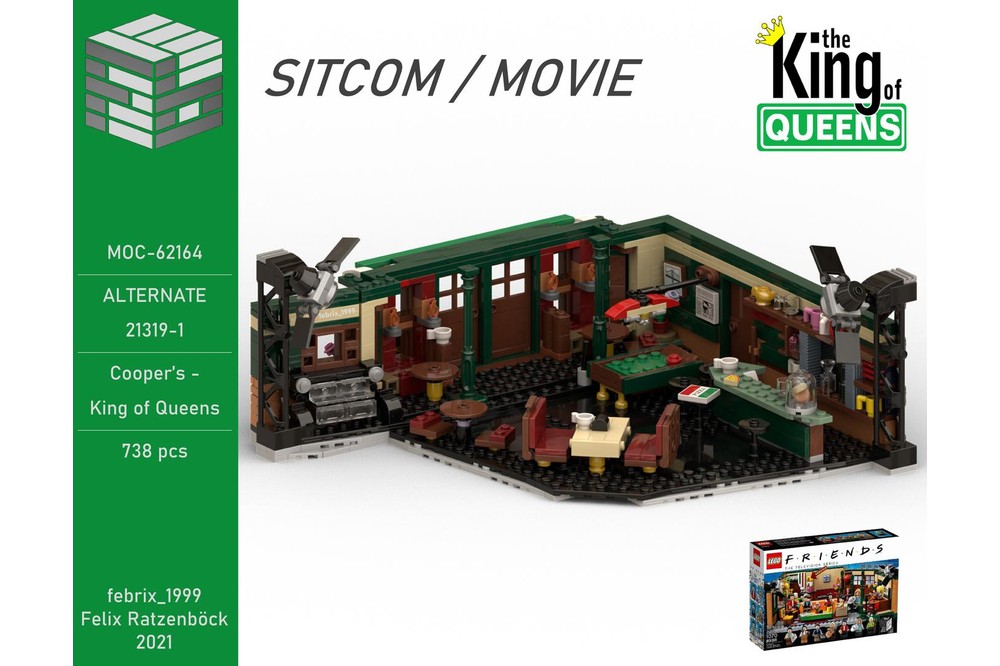 LEGO MOC-62164 King of Queens - Cooper's - 21319 - Alternate by