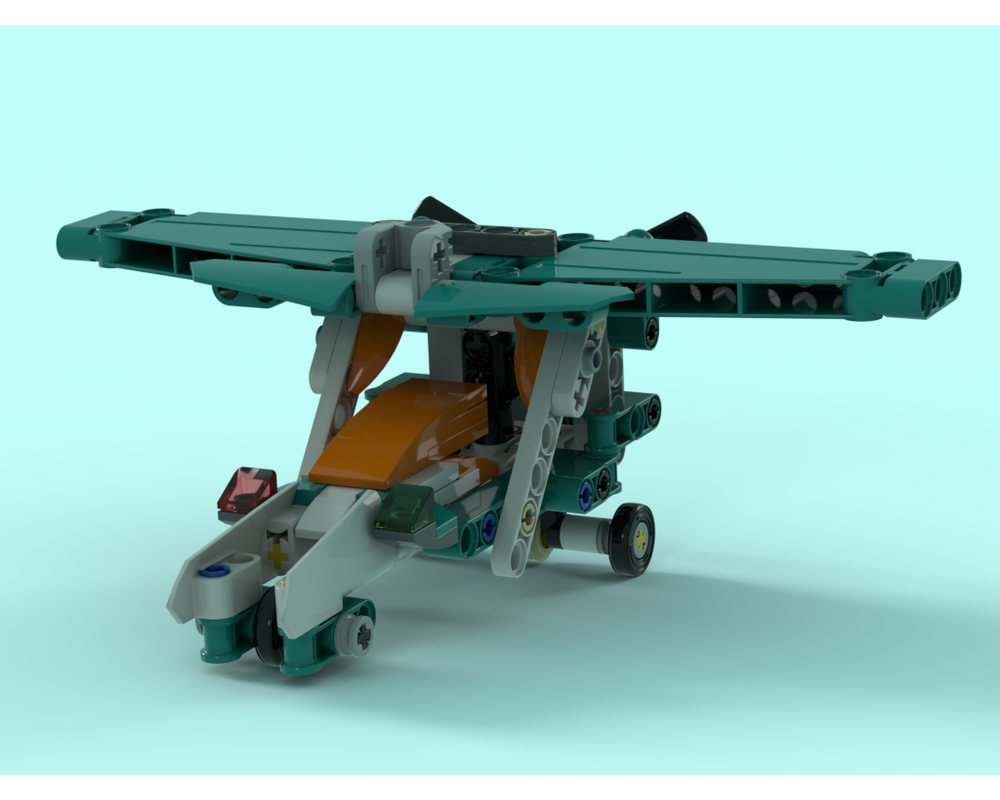 LEGO MOC Powered hang glider 42117 C model by msk6003 Rebrickable