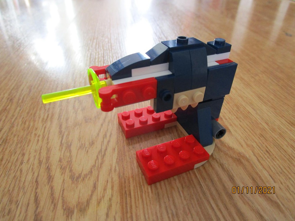 LEGO MOC Shark Cannon by Trambare_Man | Rebrickable - Build with LEGO