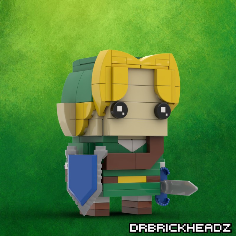 LEGO MOC Link (Ocarina of Time) Brickheadz by DrBrickheadz ...