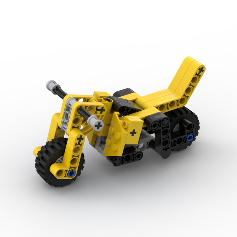 Abe Let at læse gammel LEGO MOC 8270 Mini Motorbike by Nequmodiva | Rebrickable - Build with LEGO