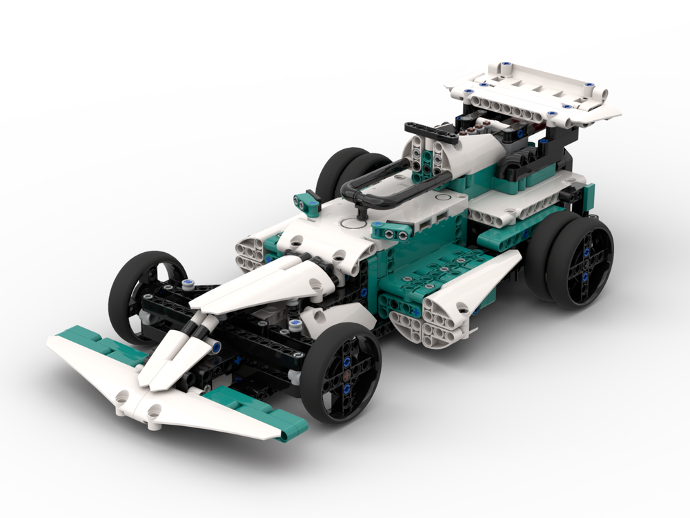 LEGO MOC F1 Car - Mindstorms Robot Inventor by gubsters | Rebrickable Build with