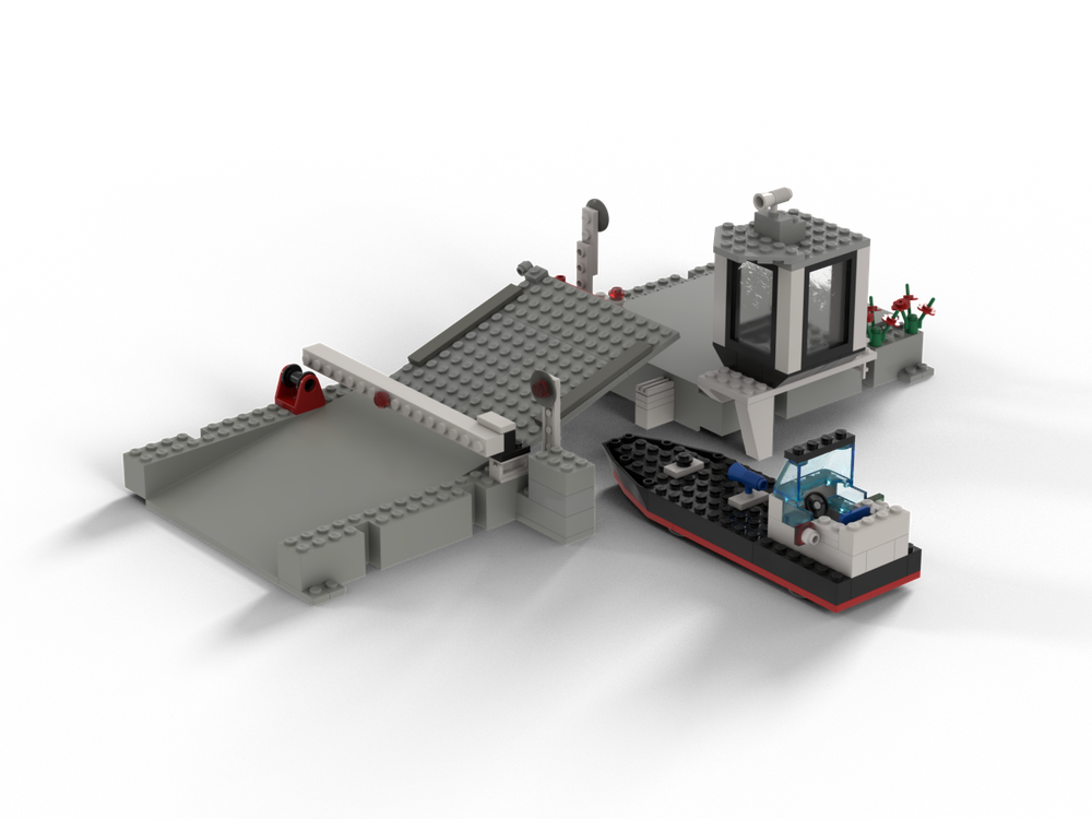 LEGO MOC 6540 Draw Bridge by The MOCMaker | Rebrickable - Build with LEGO