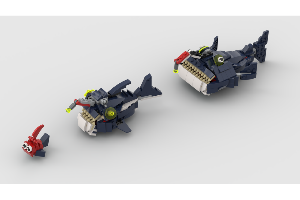 LEGO MOC Anglerfish 31088 2 to 1 by Janik | Rebrickable - Build with LEGO