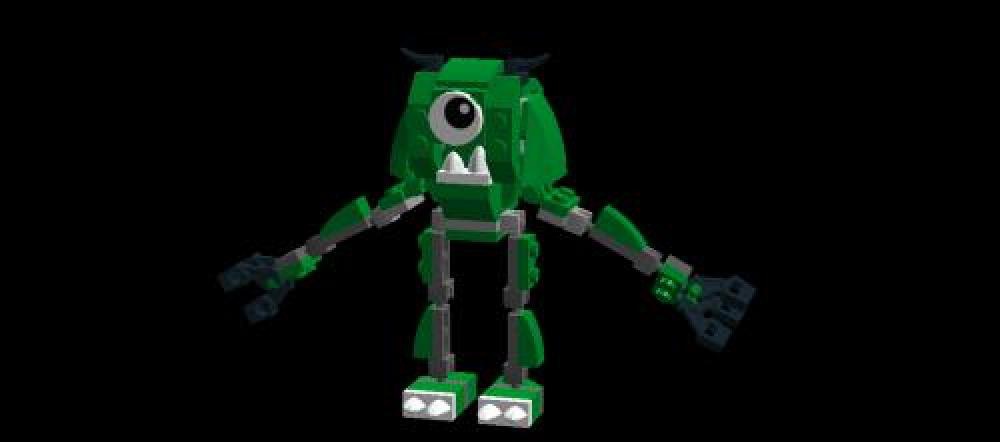 Danmark molester dynasti LEGO MOC Mike from Monsters Inc. by allthenamesaretaken | Rebrickable -  Build with LEGO