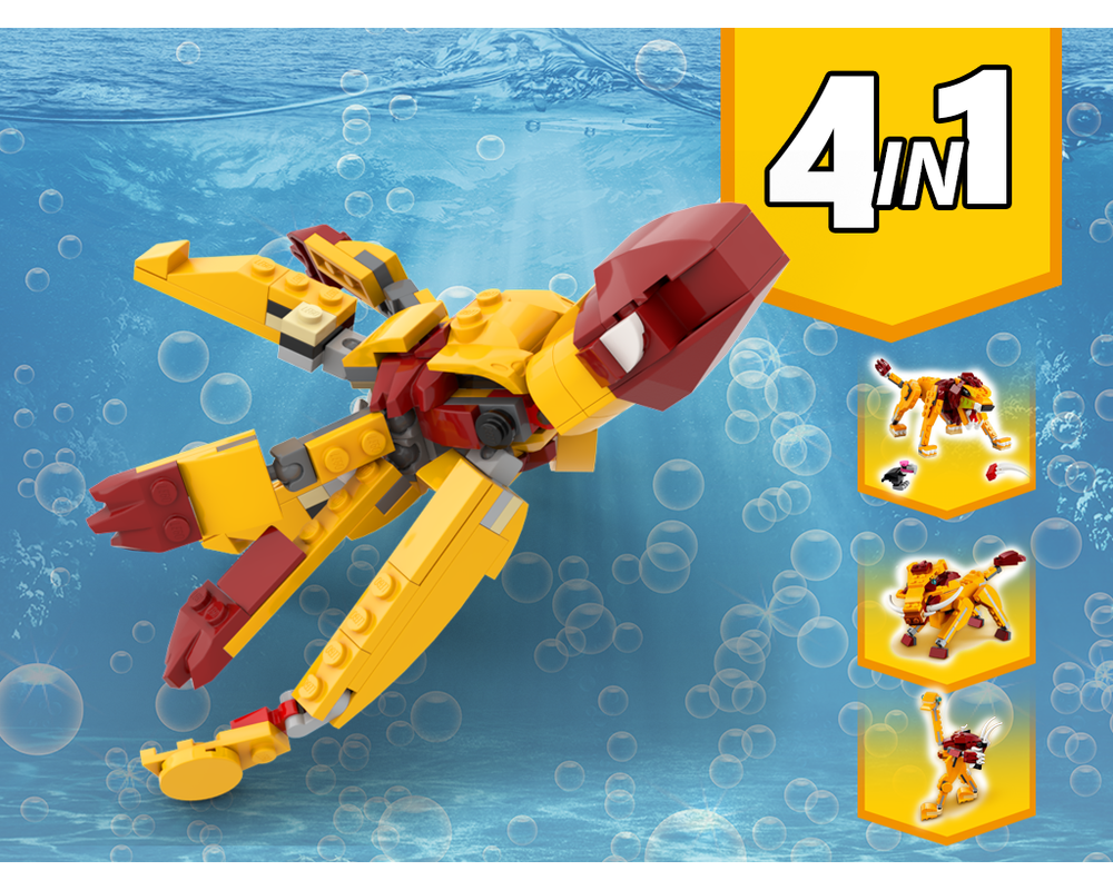 lego set 31112 alternate build