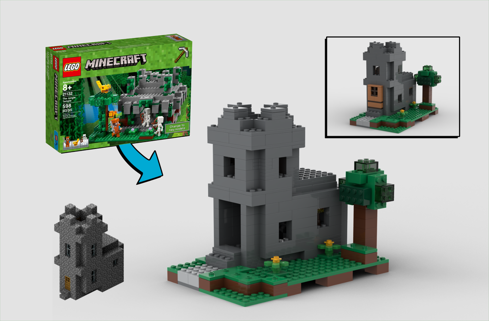 Lego minecraft hot sale jungle temple