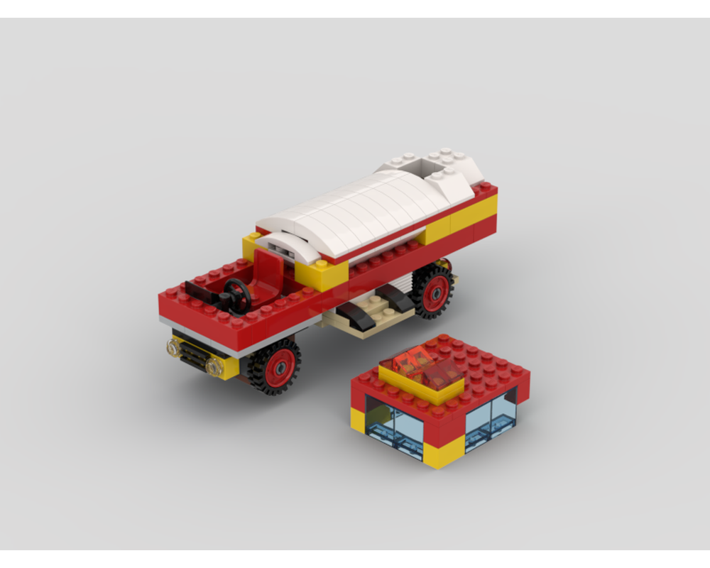 LEGO MOC Fire Water Tanker by kongkong250 | Rebrickable - Build with LEGO