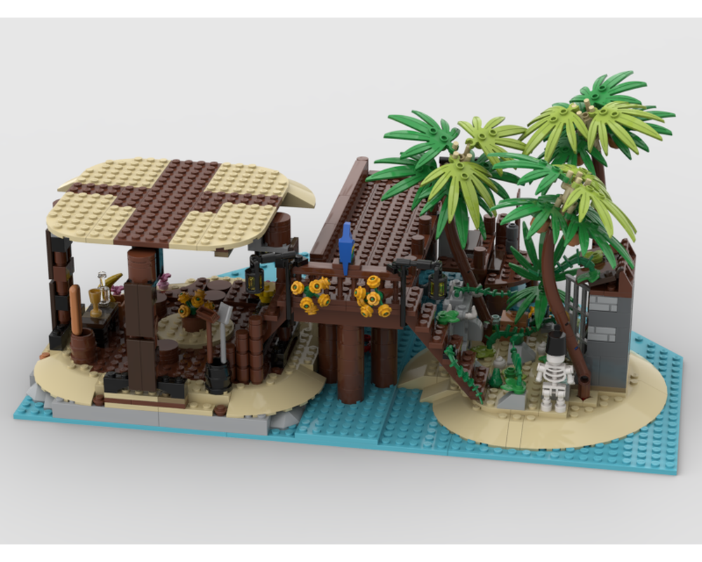 LEGO MOC Barracuda Island by copaweb | Rebrickable - Build with LEGO