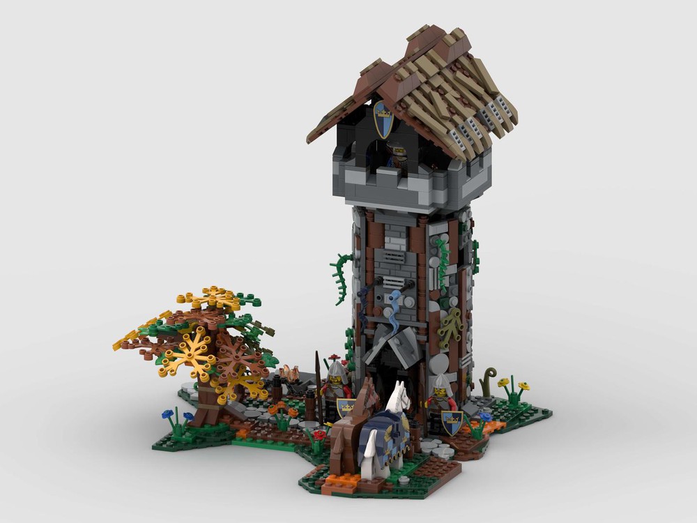 LEGO MOC Watchtower by McGreedy Rebrickable - Build with LEGO