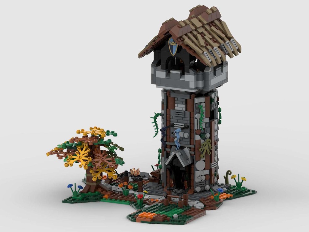 LEGO MOC Watchtower by McGreedy | Rebrickable - Build with LEGO