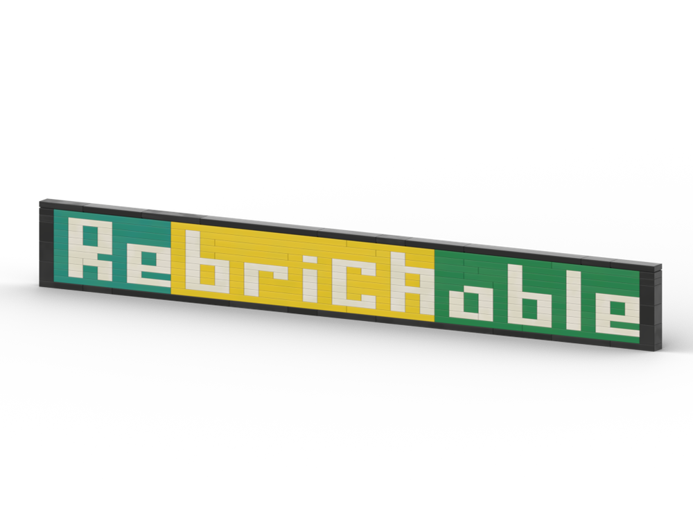 LEGO MOC Rebrickable logo by 10greg | Rebrickable - Build with LEGO
