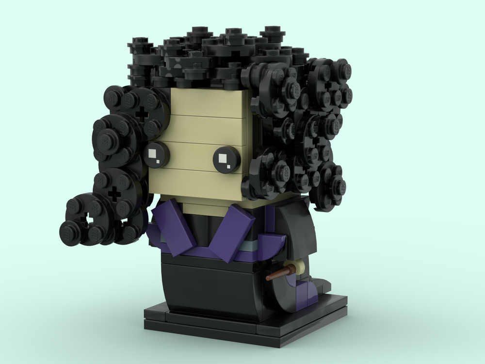 Søjle Vidner voldsom LEGO MOC Bellatrix Lestrange Brickheadz by LegoMocBrickheadz | Rebrickable  - Build with LEGO