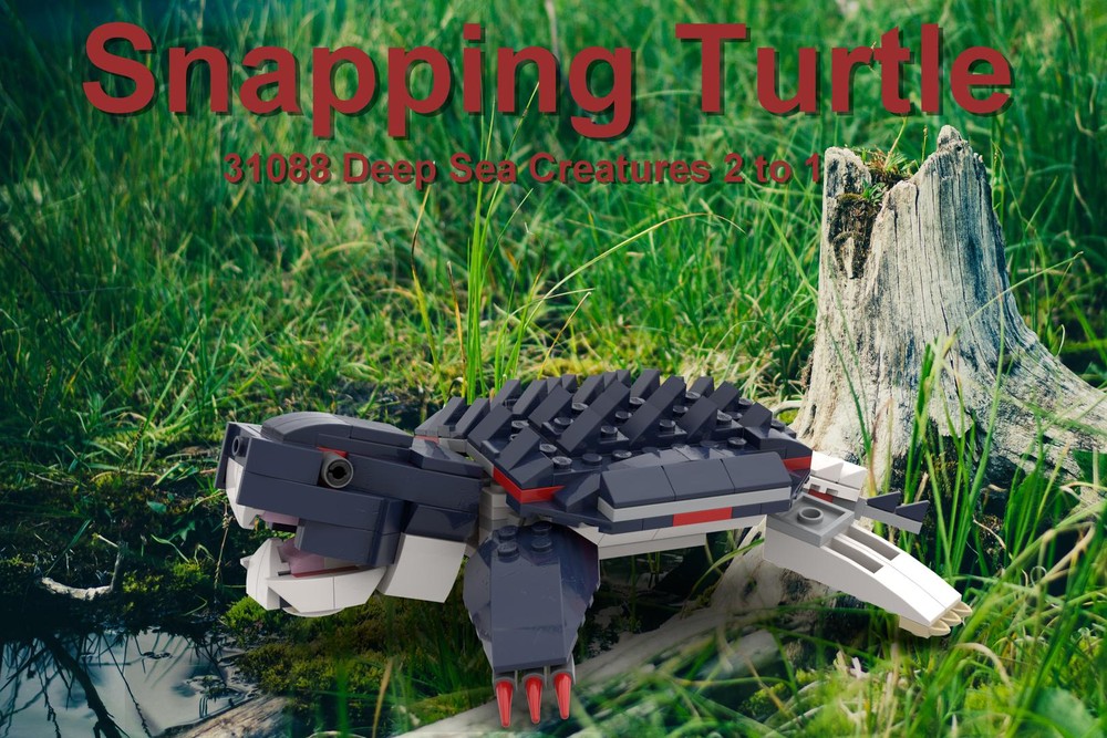 LEGO MOC-63077 Snapping Turtle 31088 2 to 1 by Janik | Rebrickable ...