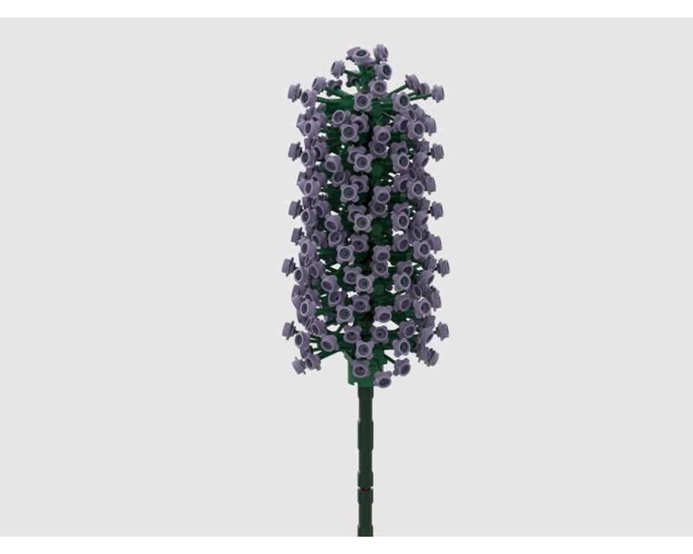 LEGO MOC Butterfly Bush / Lilac Flower by Thespian70 Rebrickable Build with LEGO