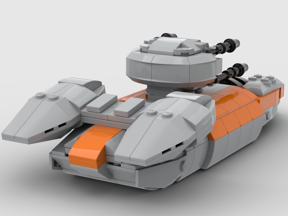 LEGO MOC T2-B Repulsor Tank By ThrawnsRevenge | Rebrickable - Build ...