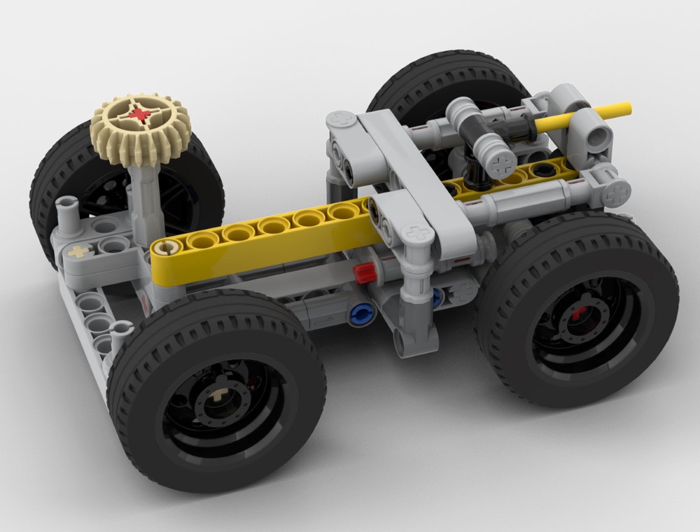 LEGO MOC Multi Mode Steering Vehicle (Front, 4WS, Crab) by Nico71