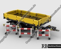 Side Dump Trailer für 42053 Volvo EW160E