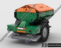 Large area spreader for Claas Xerion 5000 or Fastrac (Großflächenstreuer)