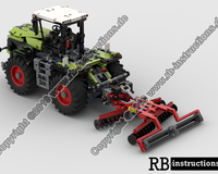 Disc harrow for Claas Xerion 5000 or Fastrac (Scheibenegge)