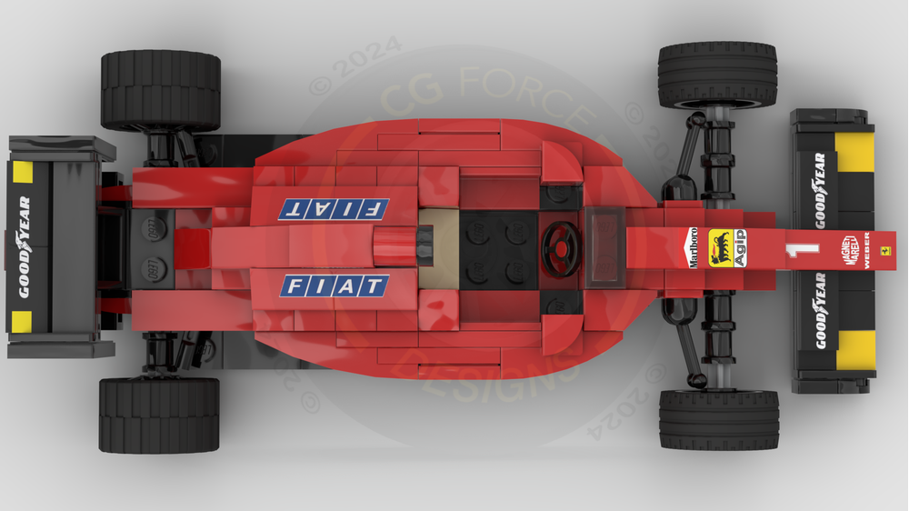 LEGO MOC-63254 F1 Ferrari 641 by CGForceDesigns | Rebrickable