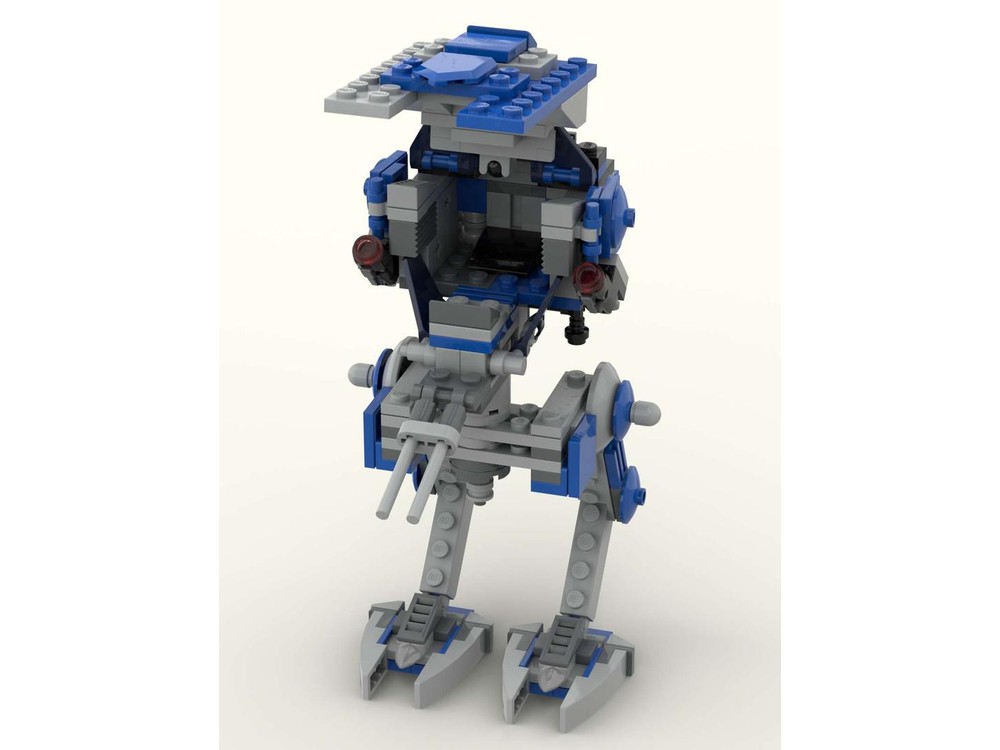 LEGO MOC 75280 Alternative Build: Small AT-ST and BARC speeder by
