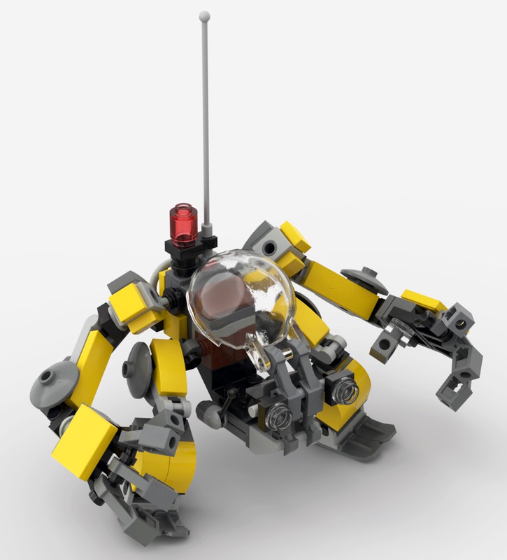 LEGO MOC Patrol Mecha by rushiosan | Rebrickable - Build with LEGO