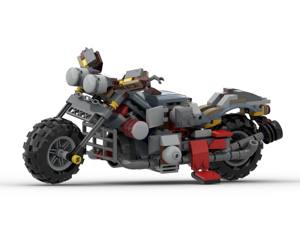 LEGO MOC Apocalyptic Motorcycle by Brelha | Rebrickable - Build with LEGO