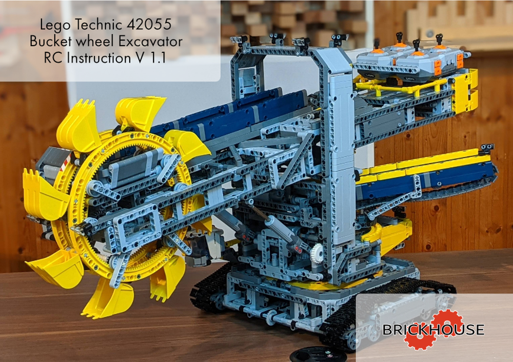 stribet noget karakter LEGO MOC 42055 Bucket Wheel Excavator Full RC by Brickhouse42043 |  Rebrickable - Build with LEGO