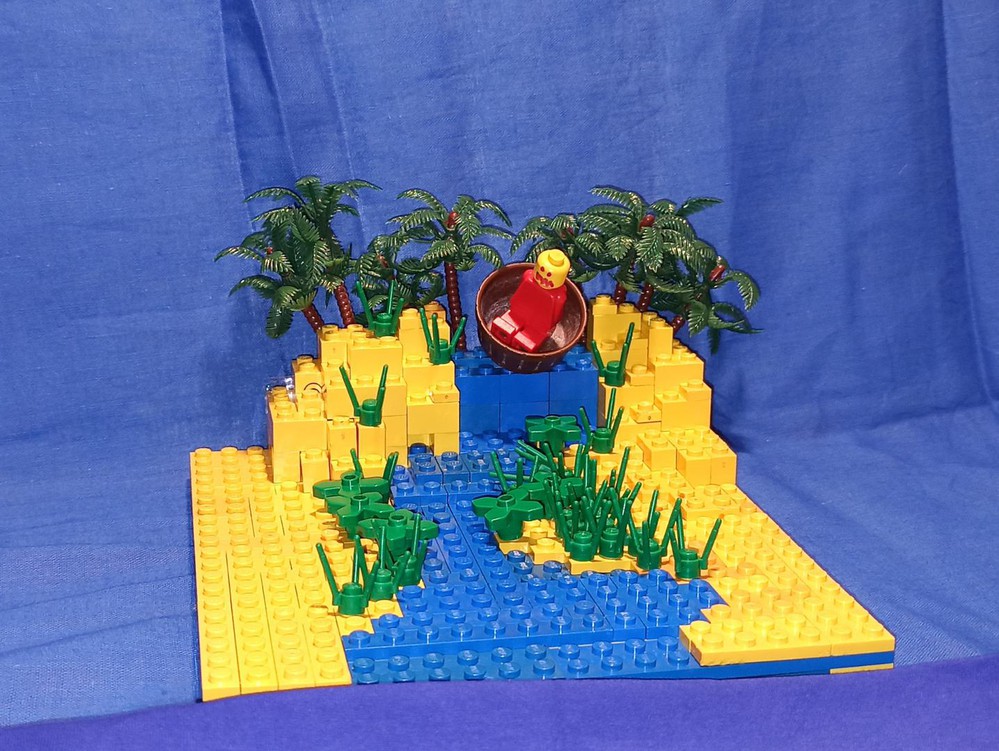 lego waterfall table