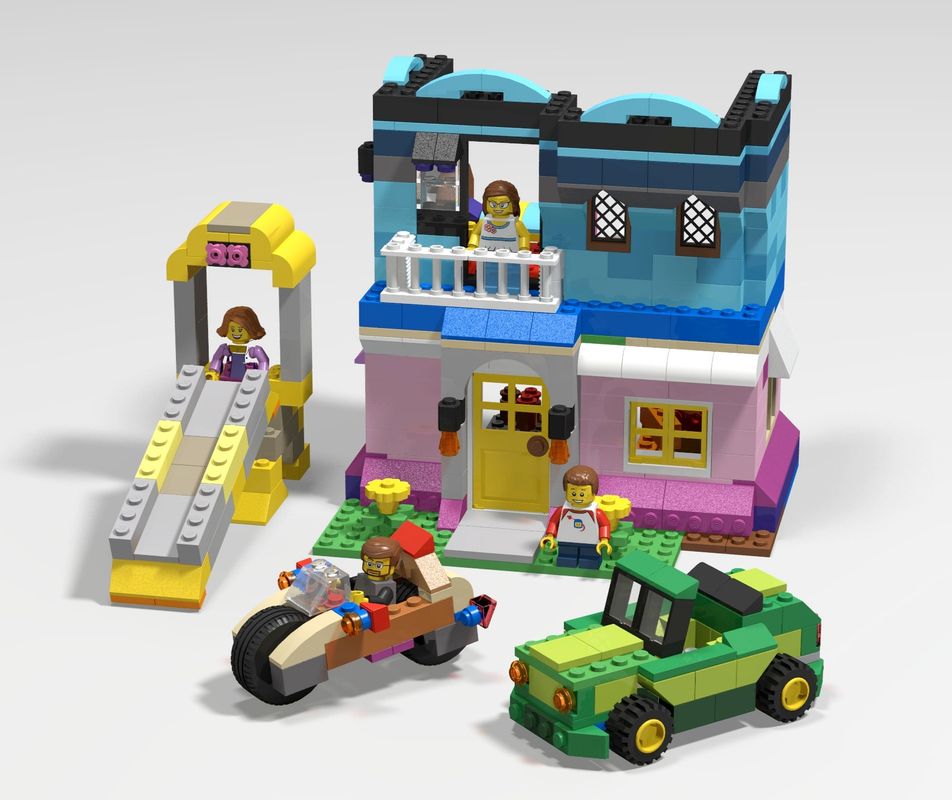 LEGO MOC 10698 Family House by Moe Brickman | Rebrickable - Build 