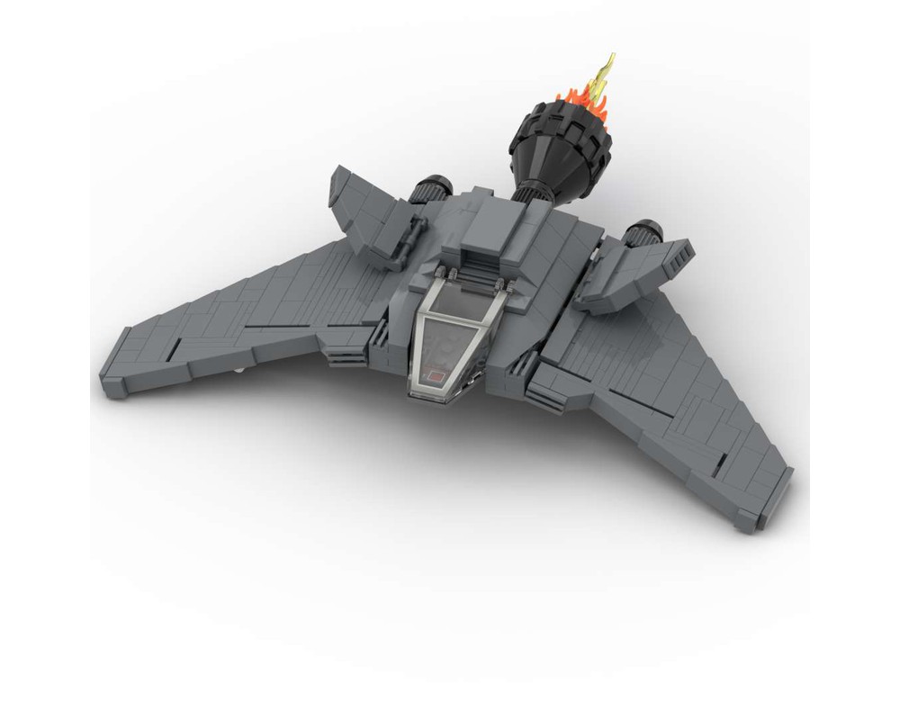 Lego Moc Stargate F 302 Fighter Minifig Scale By Daghmarkodd Rebrickable Build With Lego