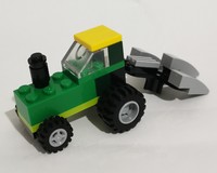 Tractor with Plow