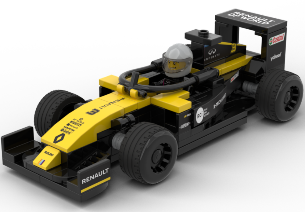 LEGO MOC 2020 Renault RS20 Formula One F1 Car by matthew_is_matthew | Rebrickable - Build with