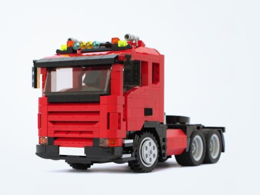 LEGO MOC Scania truck with LED lights by buildme | Rebrickable - Build