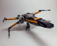 75102 Poe Dameron's x wing T70 Accuracy mod (S-Foils + Fuselage bundle)