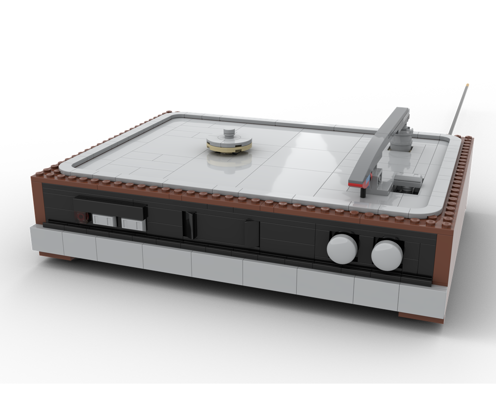 LEGO MOC Record Player by Gr33tje13 Rebrickable Build with LEGO