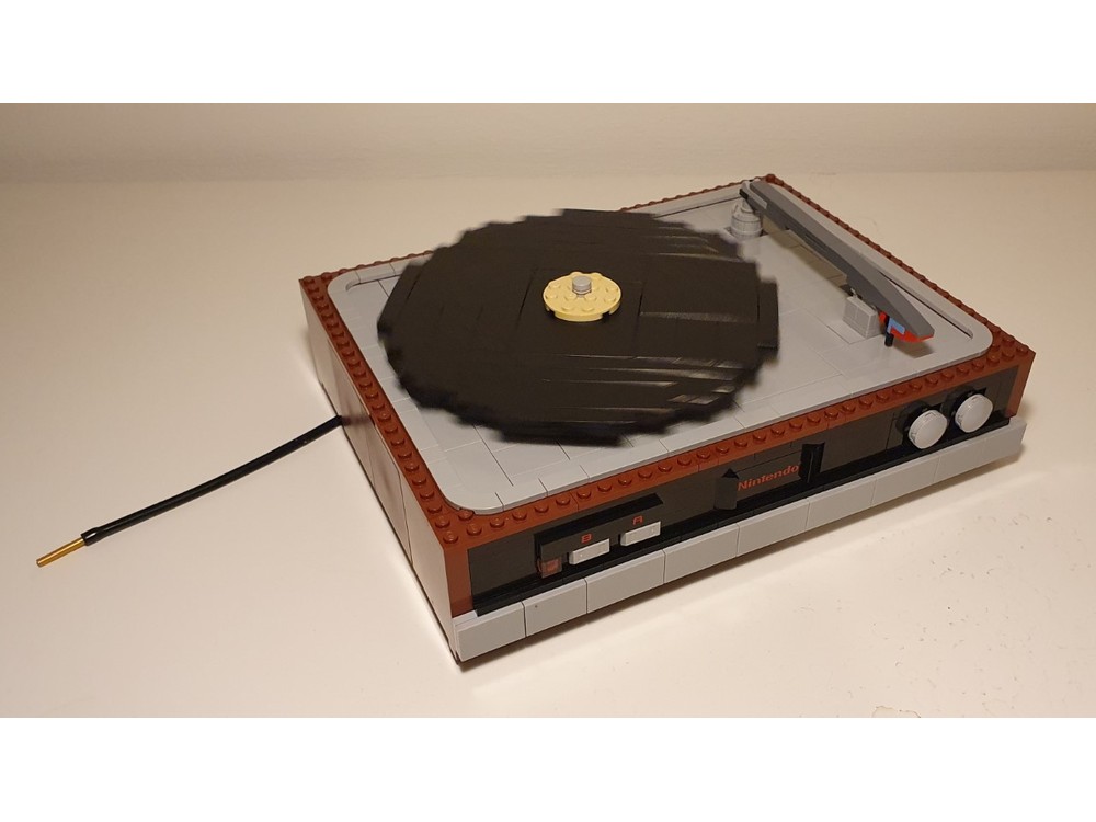 LEGO MOC Record Player by Gr33tje13 Rebrickable Build with LEGO
