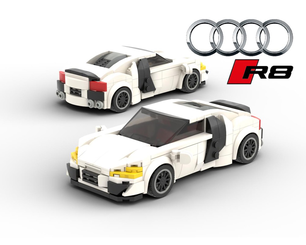 LEGO MOC Audi R8 8-Stud Wide by LeoKite | Rebrickable - Build with LEGO