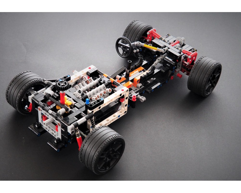 LEGO MOC Manual 1:10 Chassis - Lamborghini Huracan Evo RWD by ...