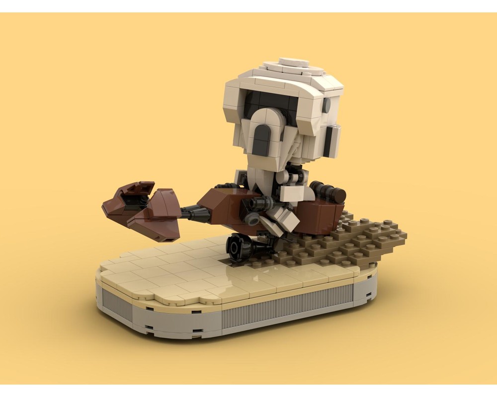 lego scout trooper speeder bike